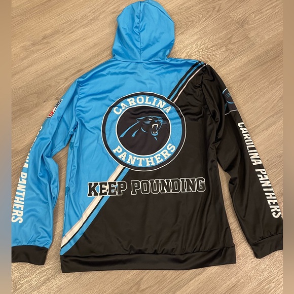 Set of 2 NFL - Funny Carolina Panthers & Denver Bronco Long Sleeve Mens Shirts - Picture 3 of 15